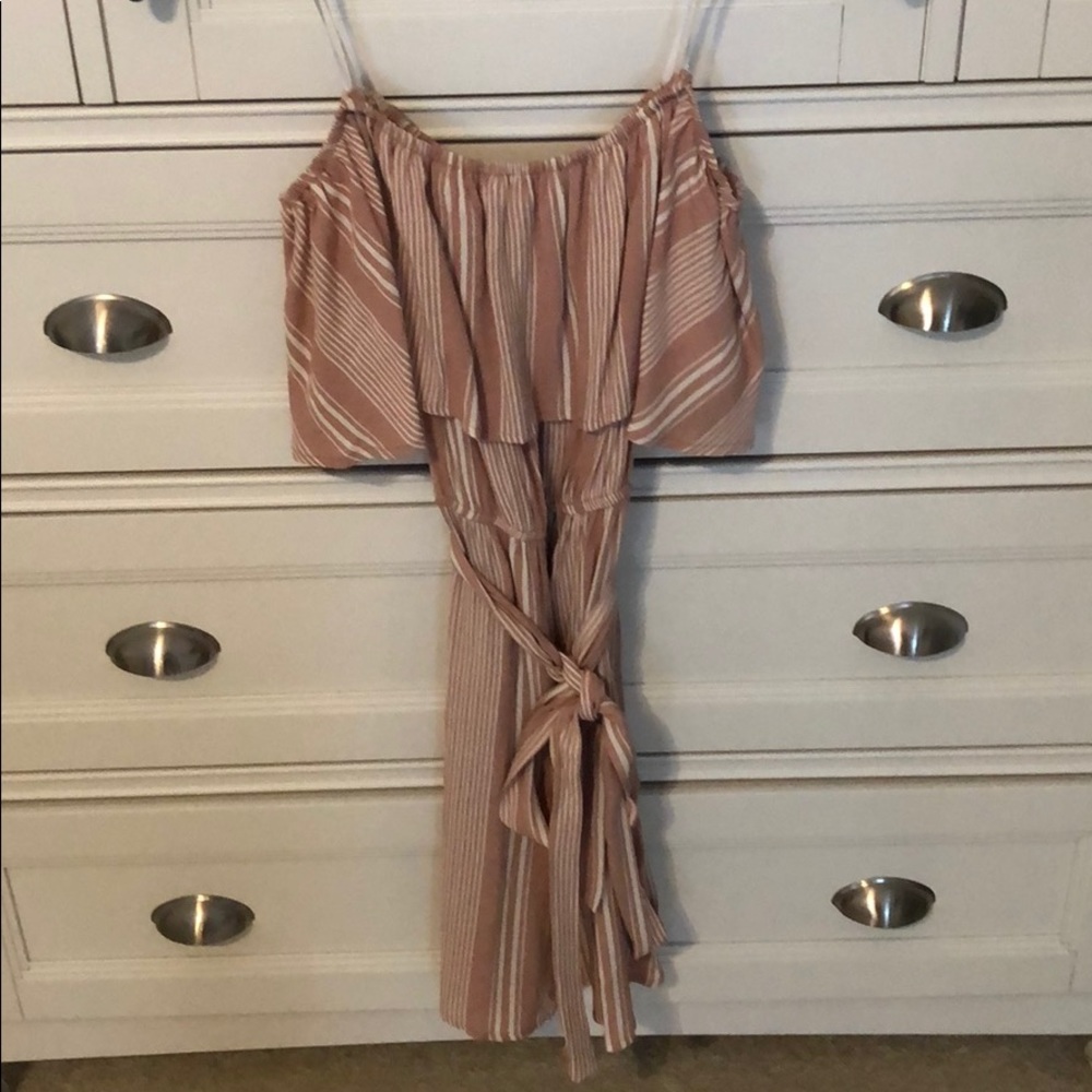 Off the shoulder mini dress